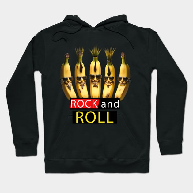 ROCK and ROLL Hoodie by Christopher store